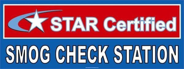 Star Certified Smog Check Station banner